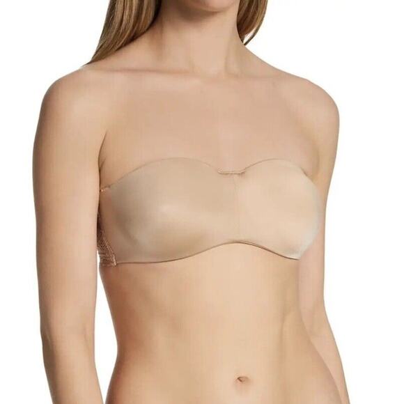 Natori Adapt Bandeau Underwire Strapless Bra Cafe NWT 729313 Size 32B - Picture 1 of 5